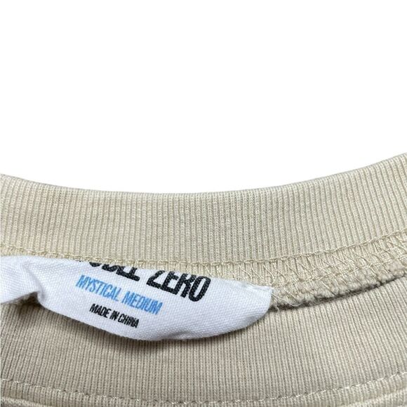 DOUBLE ZERO Touchdown Cropped Sweatshirt Size Medium - Picture 4 of 4